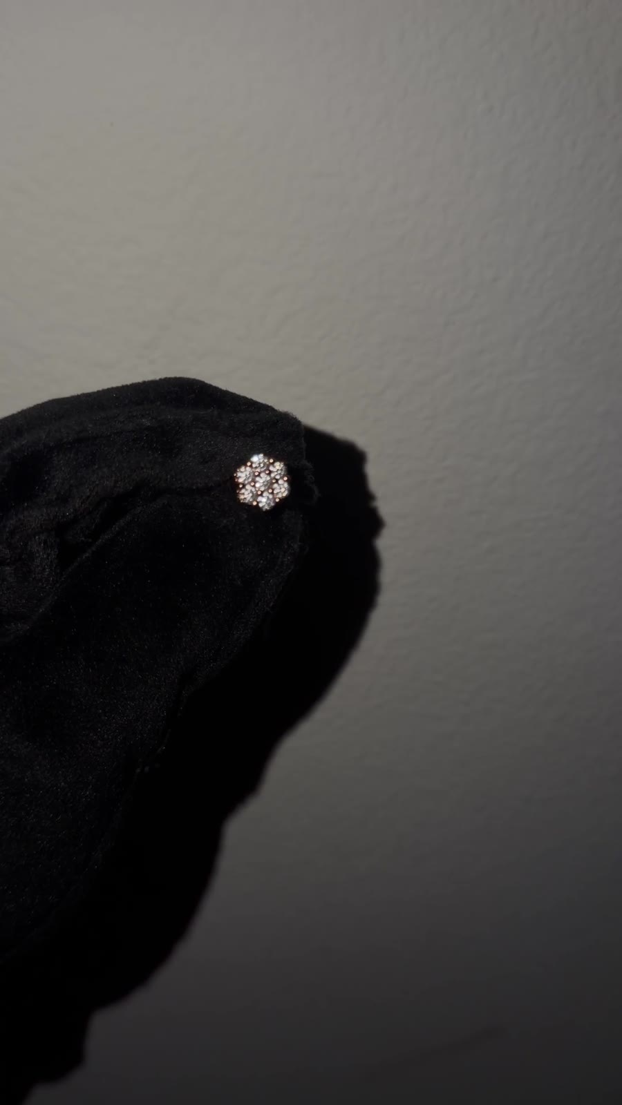 FI Moissanite Cluster Stud earrings in 925 sterling silver — Tier 0 stock piece